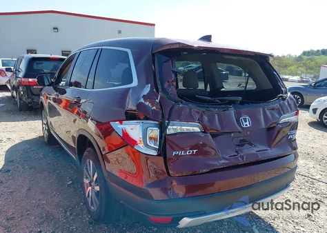 2019 Honda Pilot Ex из США, поврежденный, VIN 5FNYF6H36KB009454
